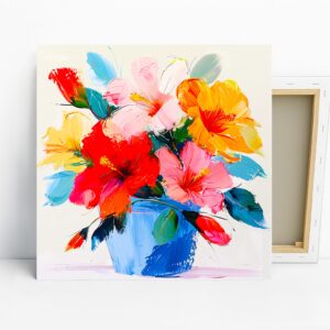Tropical Hibiscus Bouquet Art