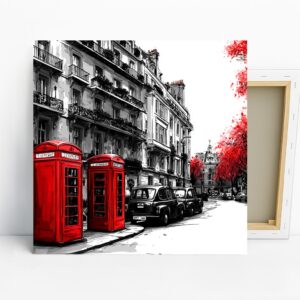 London Telephone Booth Art