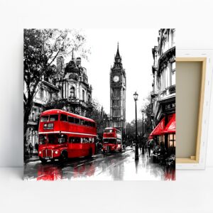 London Red Bus Art