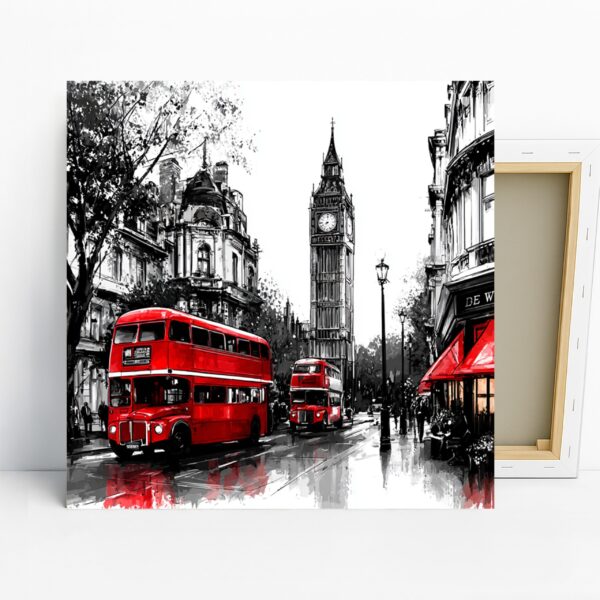 London Red Bus Art
