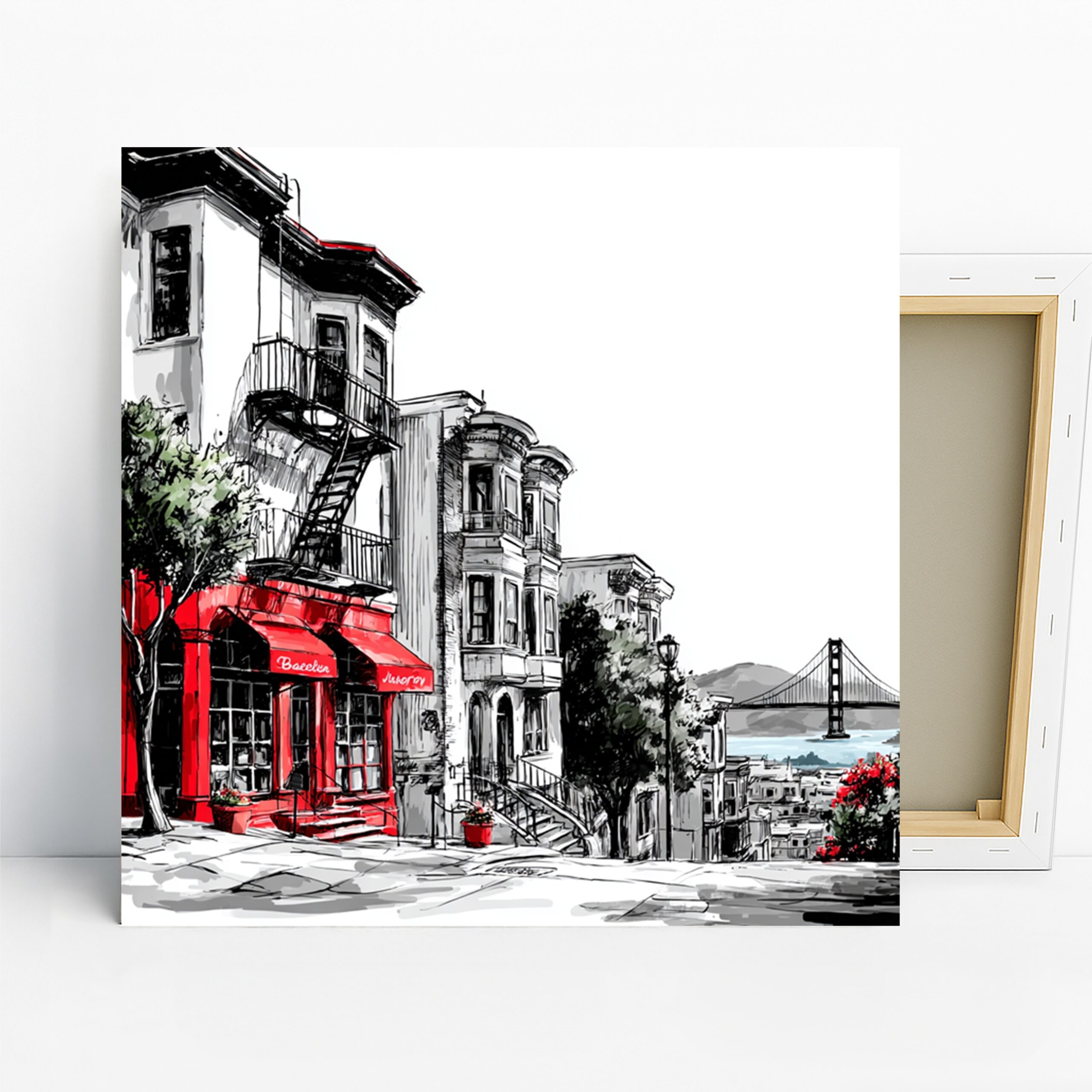 1.jpg San Francisco Street Scene Art