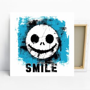 Grunge Smiley Face Art