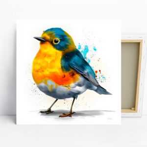Colorful Bird Art