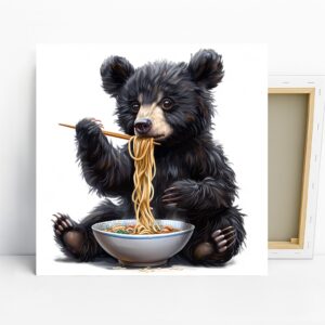 Bear Noodle Art