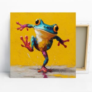 Colorful Frog Art