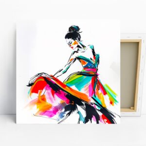 Colorful Dancer Art