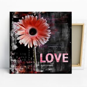 Love Gerbera Daisy Art