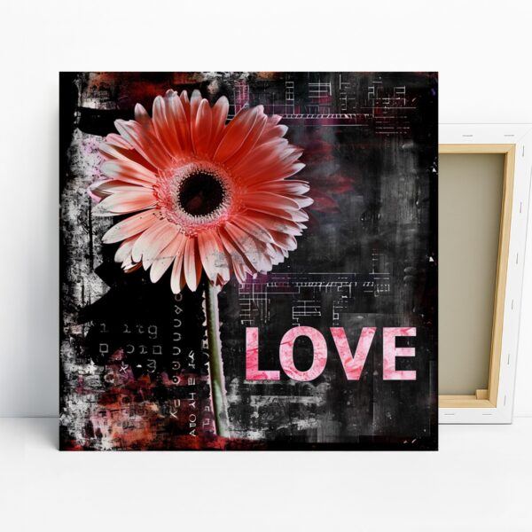 Love Gerbera Daisy Art