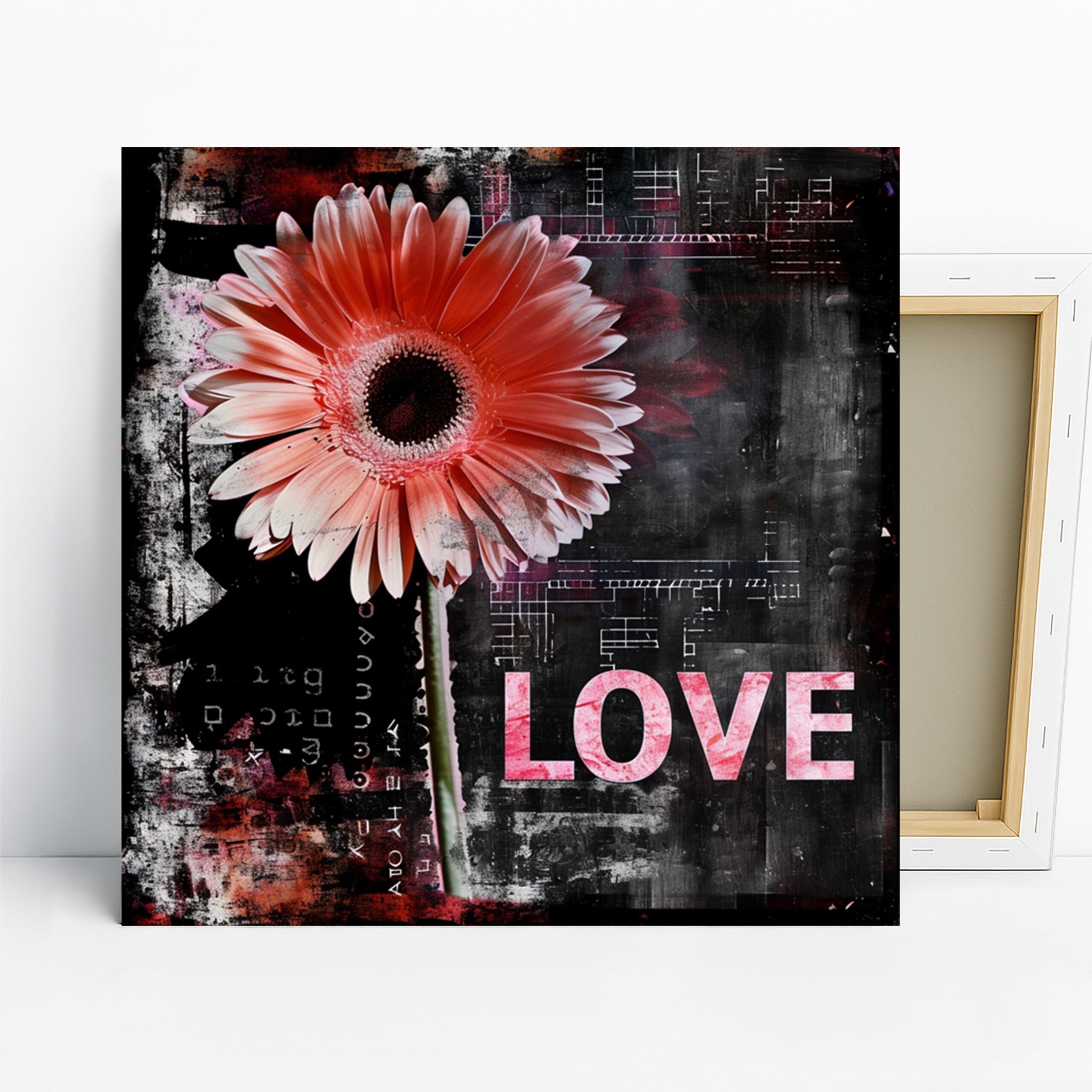 1.jpg Love Gerbera Daisy Art