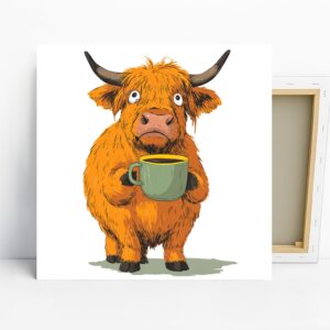 Highland Cow Art