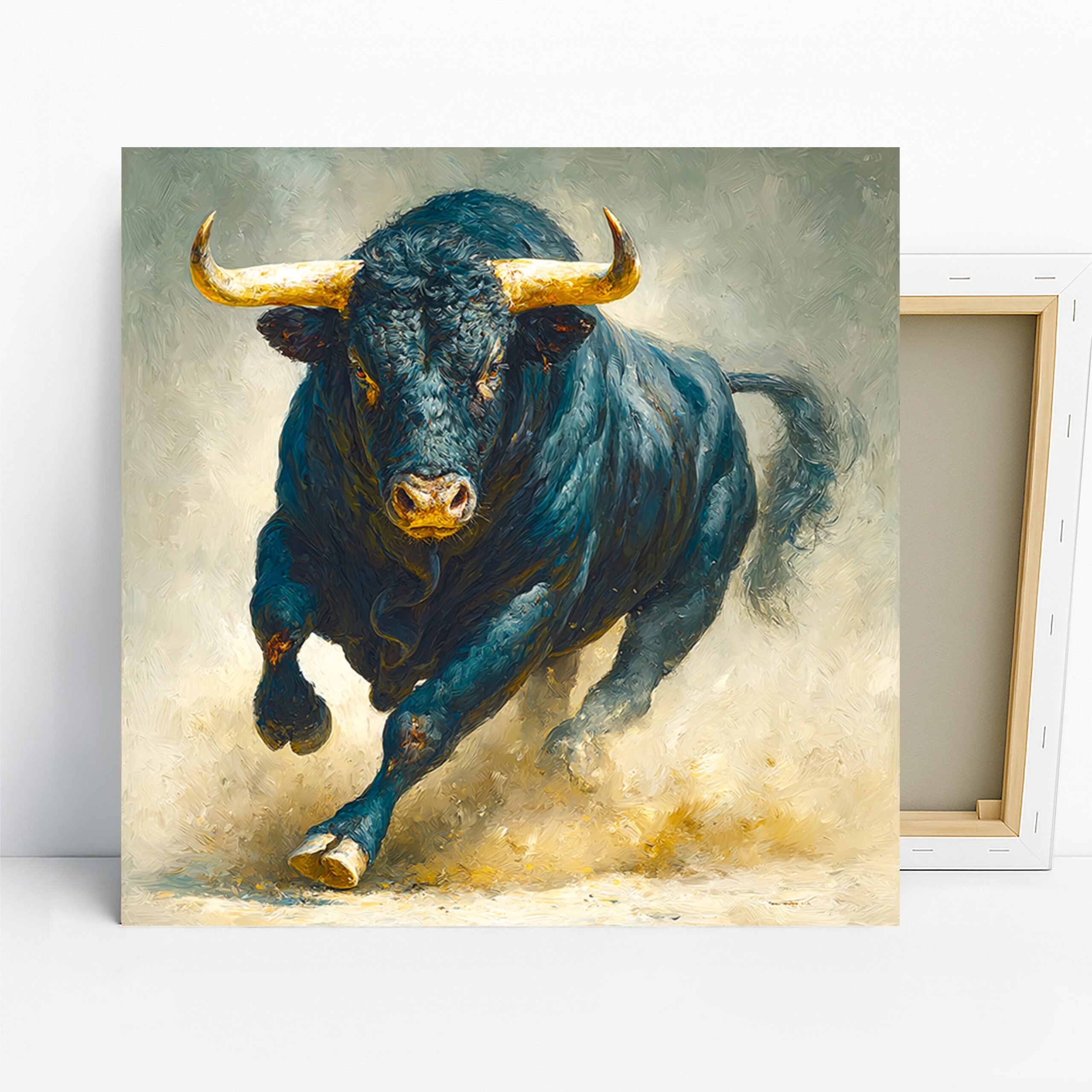1.jpg Charging Bull Art