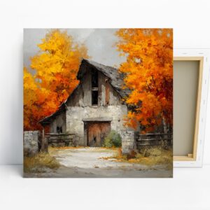 Autumn Barn Art
