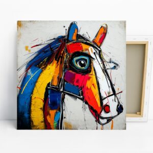 Colorful Horse Art