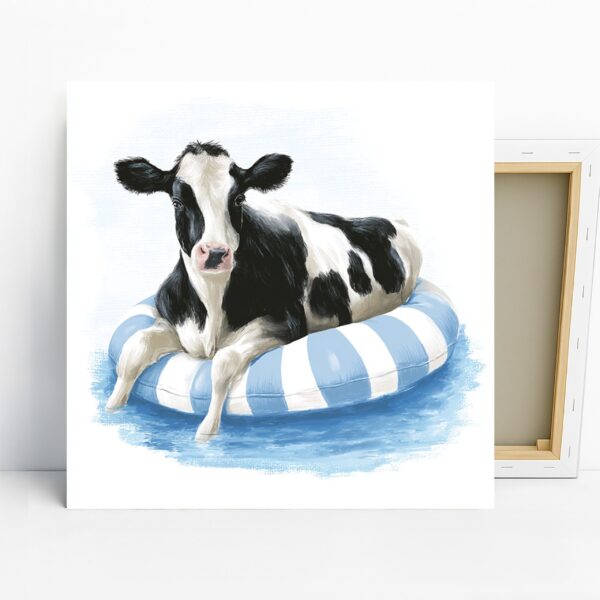Cow Pool Float Art