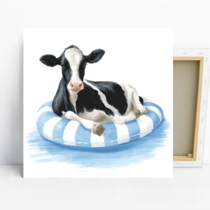 Cow Pool Float Art