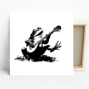 Frog Guitar Art