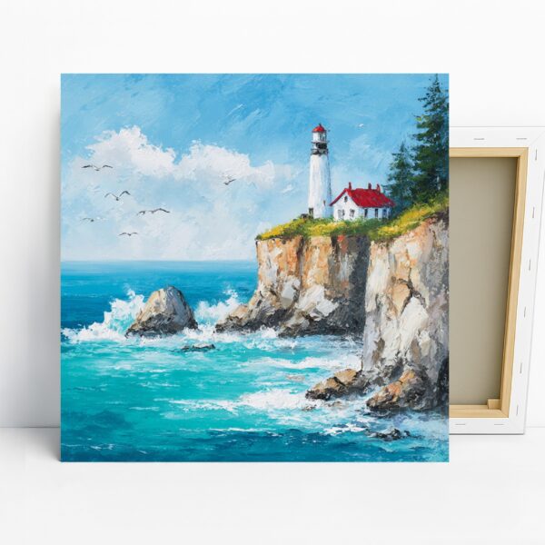 Seagull Lighthouse Art
