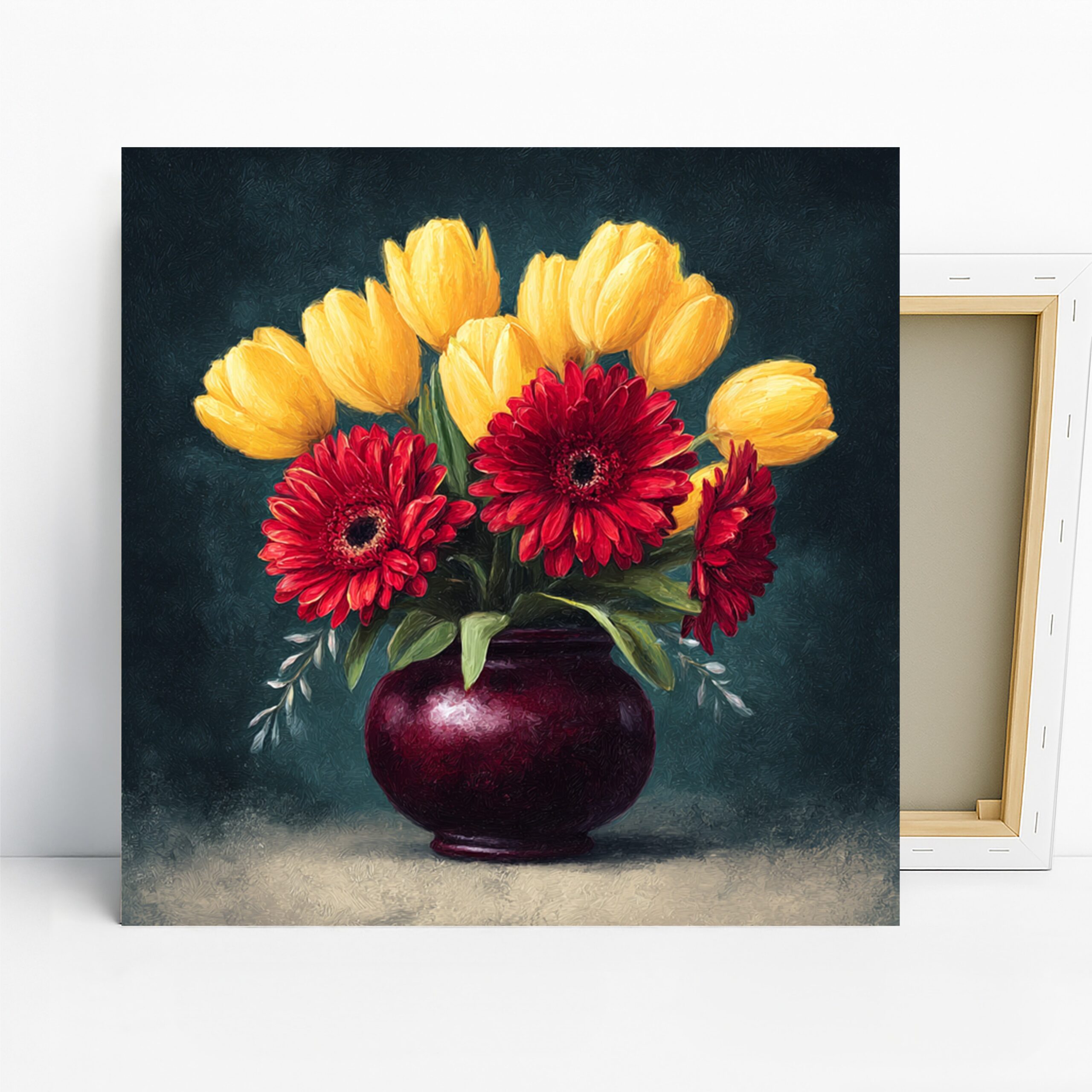 1.jpg Tulip and Gerbera Bouquet Art