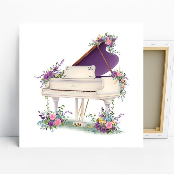 Floral Piano Art