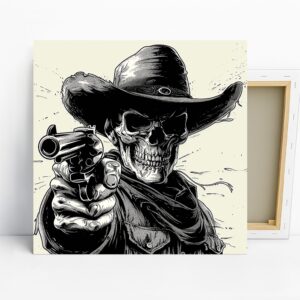 Cowboy Skull Art
