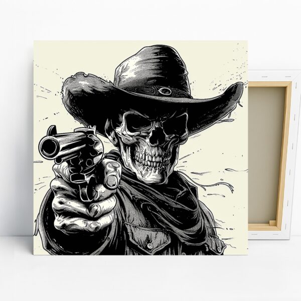 Cowboy Skull Art