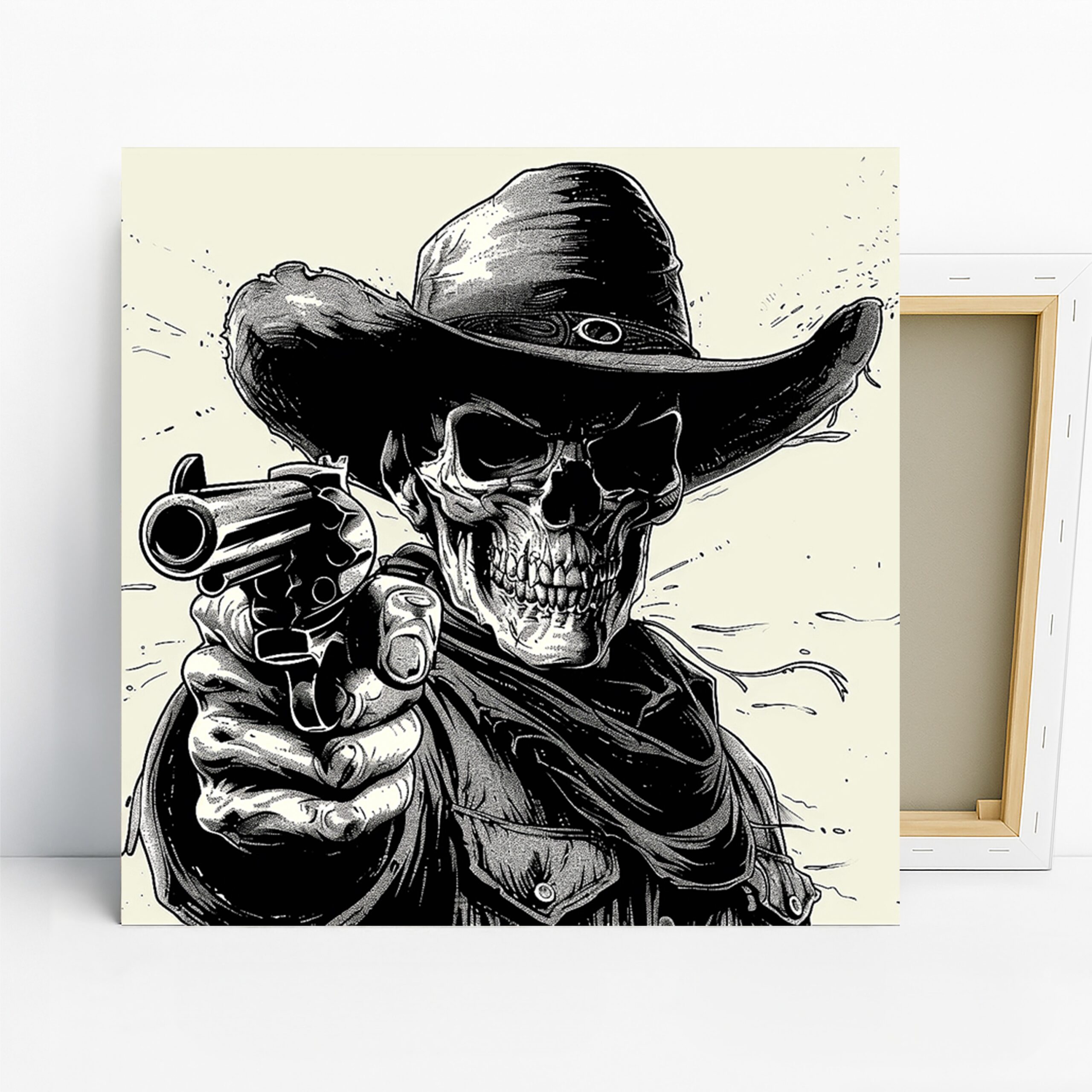 1.jpg Cowboy Skull Art