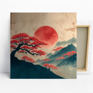 Red Sun Mountain Art