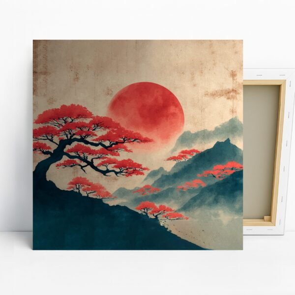Red Sun Mountain Art