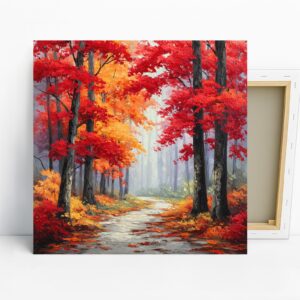 Autumn Forest Path Art