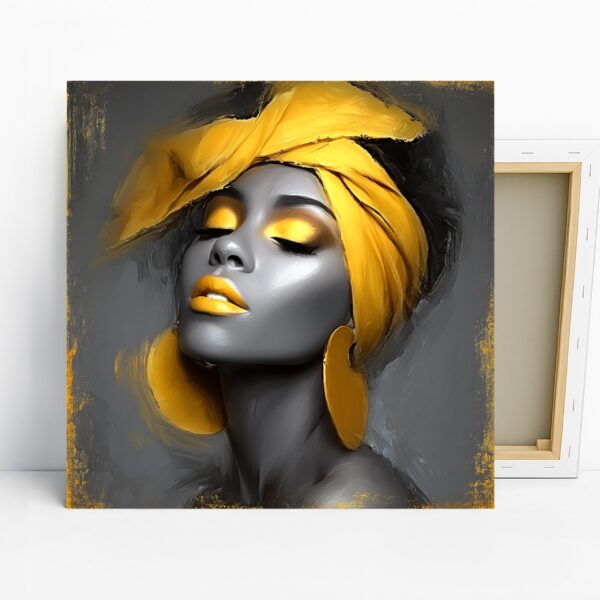 Golden Glow Portrait Art