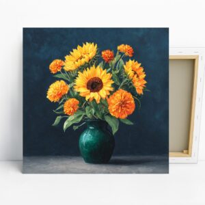 Sunflower Bouquet Art