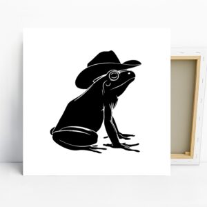 Cowboy Frog Art