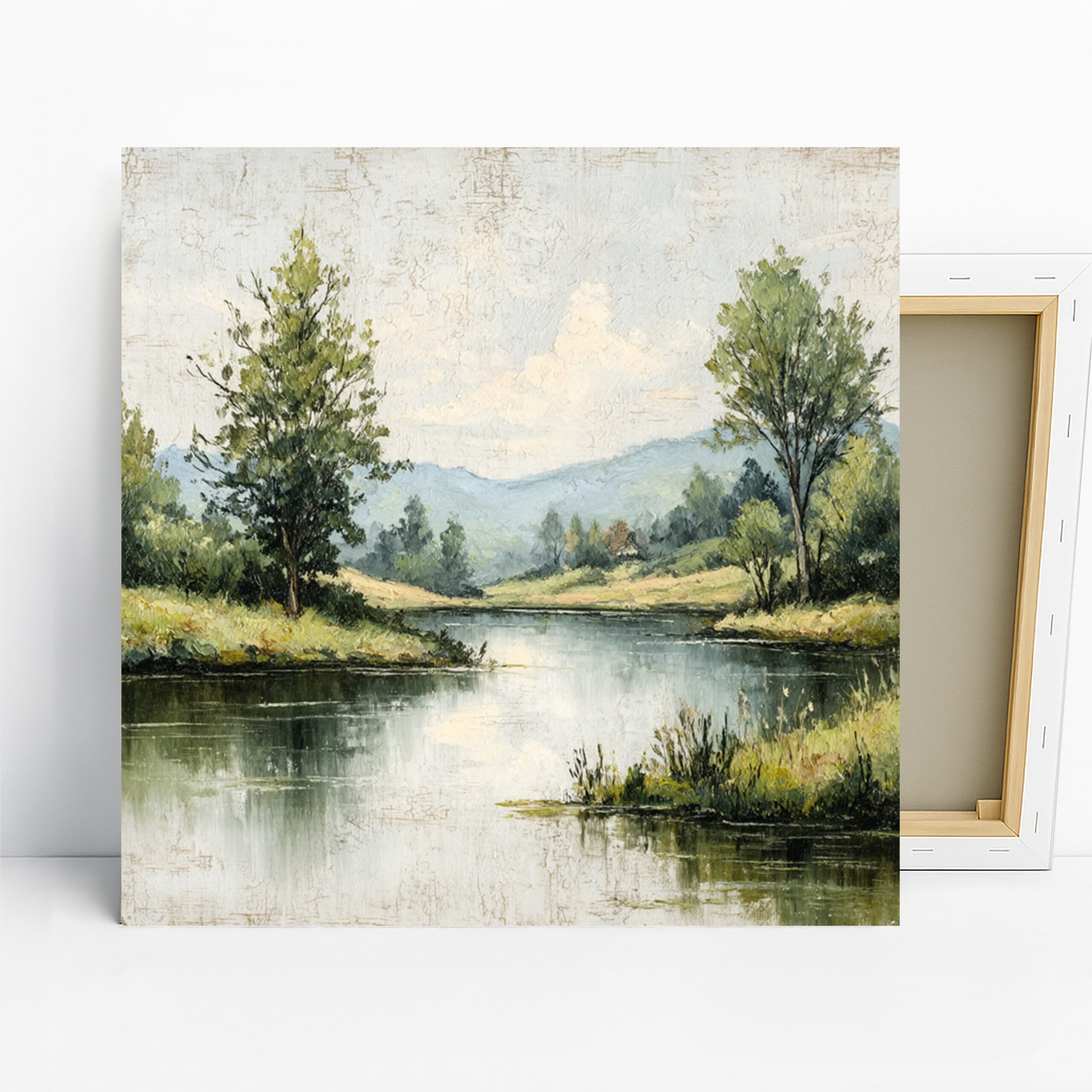 1.jpg Tranquil River Landscape Art