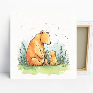 Bear and Cub Art