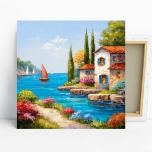 Mediterranean Seaside Retreat Art