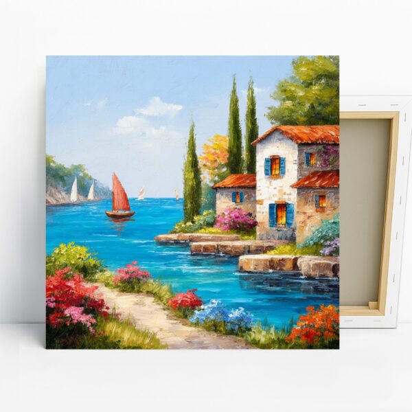 Mediterranean Seaside Retreat Art