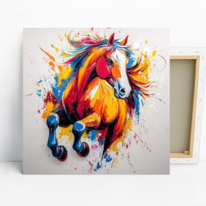 Colorful Horse Art