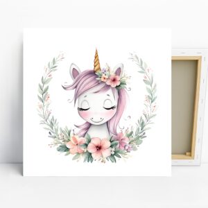 Unicorn Flower Crown Art