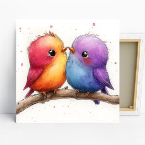 Colorful Birds Art