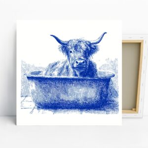 Highland Cow Art