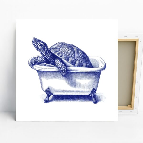Turtle Bathtub Art