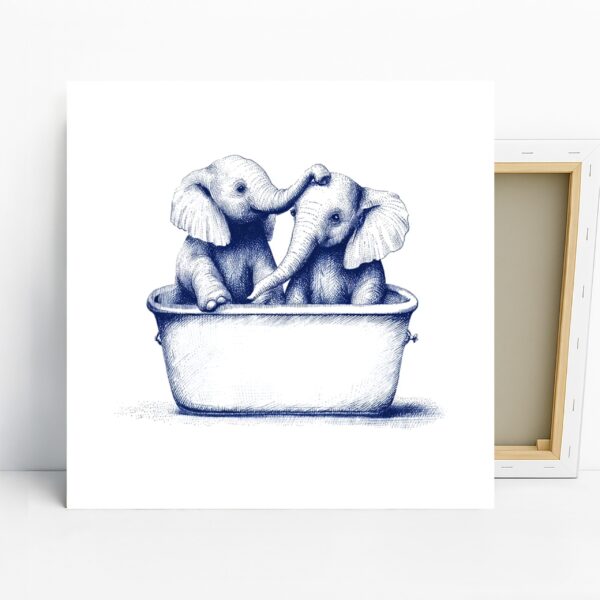 Elephant Bathtub Art