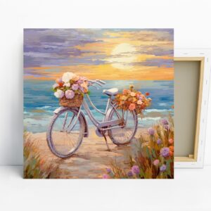 Beach Bicycle Bliss Art