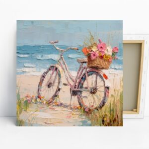 Beach Bicycle Bliss Art