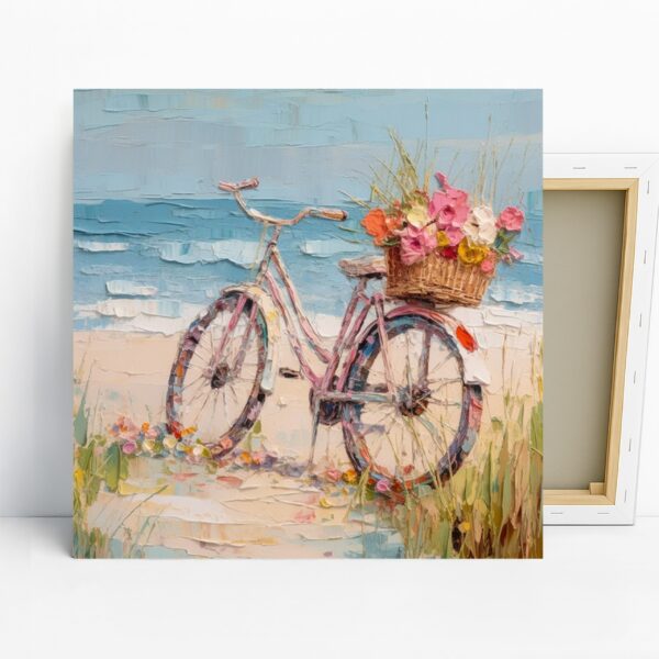 Beach Bicycle Bliss Art