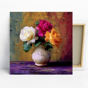 Vibrant Rose Bouquet Art