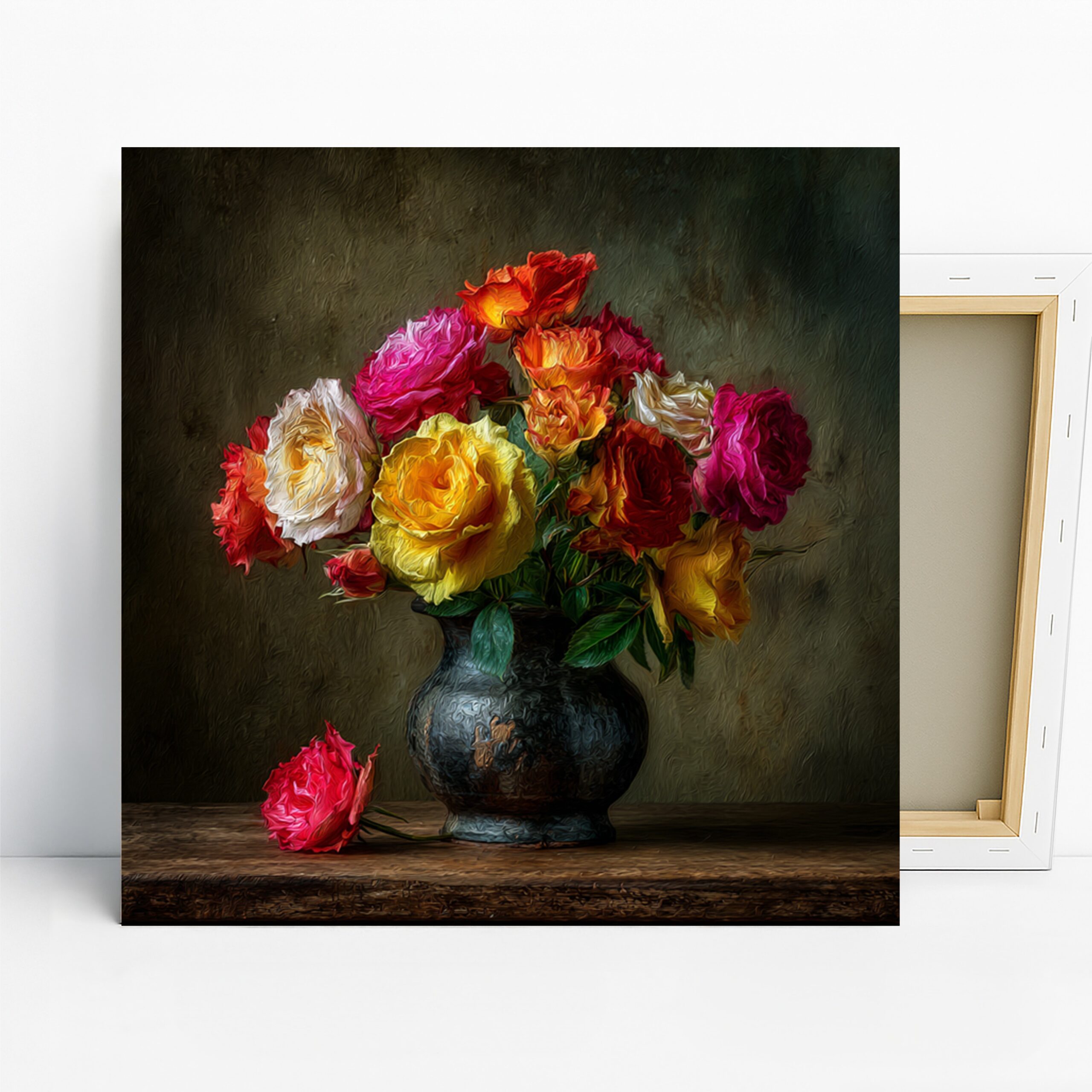 1.jpg Vibrant Rose Bouquet Art