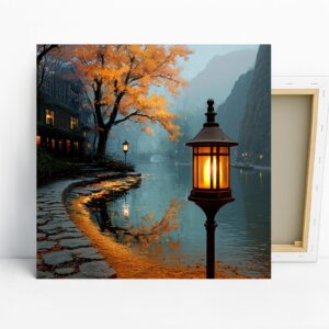 Autumn Lantern Art