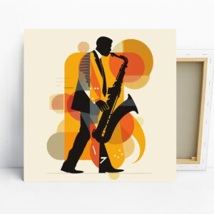 Jazz Saxophone Player Art