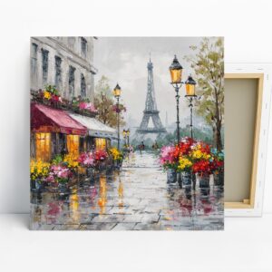 Paris Street Scene Art